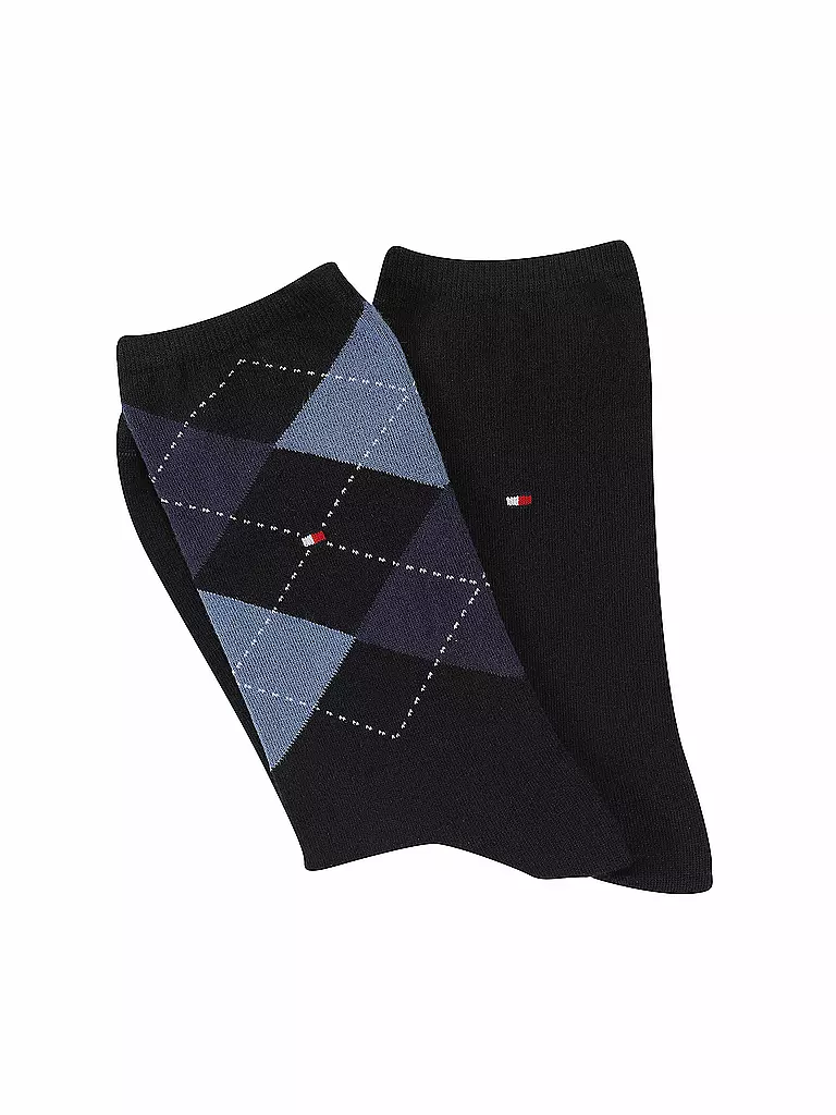 TOMMY HILFIGER Socken 2 Er Pkg Tommy Blue Dunkelblau